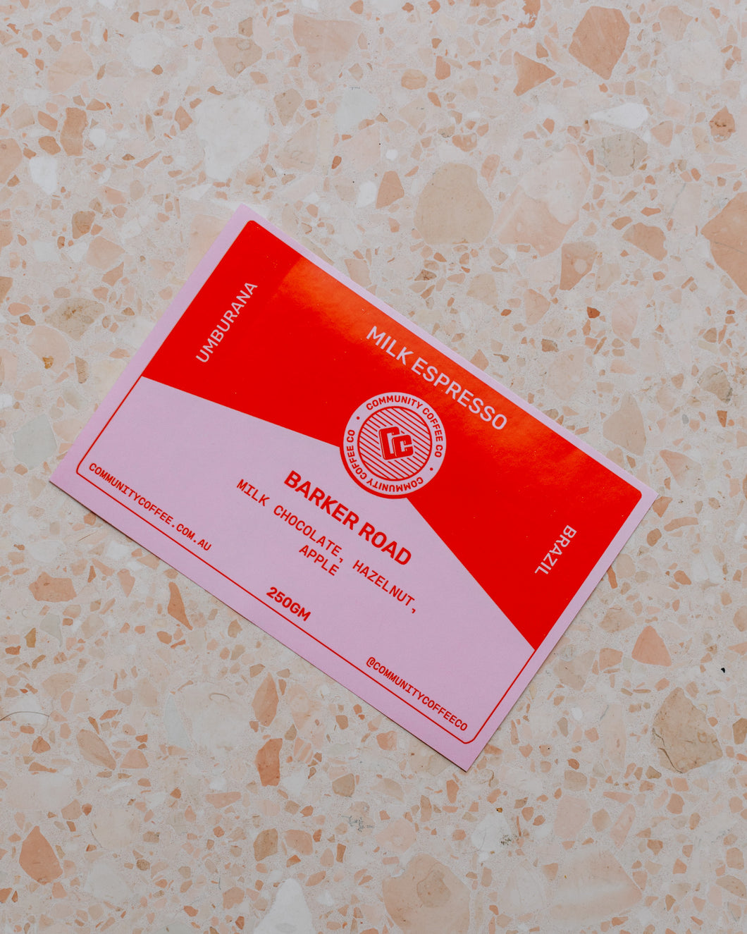 Barker Road ~ Milk Espresso