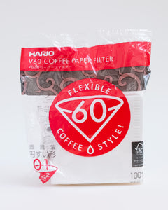 Hario V60 2 cup (100pcs) filter papers bulk